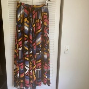 Floor length maxi skirt